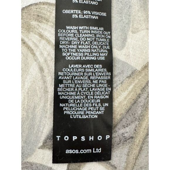 TopShop Women's Sleeveless Beige Tank Top Size L Casual Spring - Picture 6 of 6